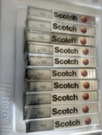 Vintage Scotch Cassette Tapes Lot Of (10) Sealed Xs Ii 90 High Bias 2-5 Packs. Fixed Price $74.99.