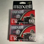 Nip Pack Maxell UR60 2PK Normal Bias Audio Cassettes Minutes W/ Case New. Fixed Price $7.44.