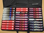 Of 30 Sealed Tdk & Sony 60/90/110 Minute Cassette Tapes Case Logic Bag. Fixed Price $64.99.
