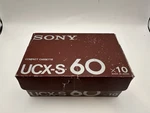 Vtg Sony Ucx-s 60 Cassette Tapes Sealed 10PC Made In Japanretro Audio Og Box. Fixed Price $379.99.