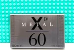 Sony X Iv Metal 60 1992 Japan Type Blank Cassette Tape (1) (sealed). Fixed Price $44.99.