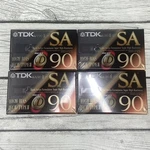 Tdk Sa 90 High Bias Type Ii Blank Cassette Tape New Sealed 4 Lot. Fixed Price $38.88.