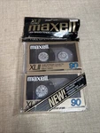 Maxell Xlii High Level Bias Audio Cassette 90 Min, Two-pack 135M/440FT New Japan. Fixed Price $22.00.