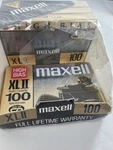Maxell Xlii 100 Minutes Iec Type High Bias Cassette Tape 4 Pack With Box. Fixed Price $35.00.