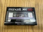 Nos Maxell Mx 60 Metaxial Metal Bias Type Iv Blank Audio Cassette Tape Sealed. Fixed Price $49.75.