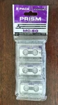 Prism 3 Pack Micro MC-60 Minute Cassettes. Fixed Price $13.95.
