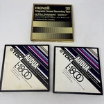 Lot Of Reel Recording Tapes: Maxell UD35-7 & 2 Tdk L-1800 Audua. Fixed Price $44.99.