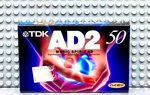 Tdk AD-2 50 1996 Japan Type Ii Blank Cassette Tape (1) (sealed). Fixed Price $26.99.