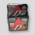 Tdk D90 10 Pack Cassettes & Bonus Carry Storage Case New Sealed Nos. Fixed Price $16.96.
