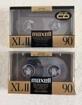 2 Maxell Cassette Tape XLII90 High Bias Audio. Fixed Price $23.99.