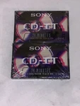 2 Pack Sony Cd-it High Bias Type Ii 74 Minute Blank Cassette Tapes Slim Case New. Fixed Price $14.99.