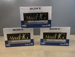 Sony Metal 8MM Video Cassette P6-120HG Lot Of 3 Tapes New Sealed. Fixed Price $14.94.