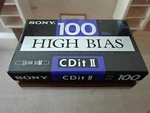 Sony Cd-it Ii 100 High Bias Blank Cassette Tape New Sealed. Fixed Price $5.00.