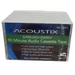 Acoustix Blank Audio Cassettes 90 Min 5 Pack New Music Recording High Quality. Fixed Price $10.99.