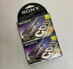 Sony Cd-it 90 Min Audio Cassette High Bias Slide Case 2 Pack Sealed New Nos. Fixed Price $9.00.