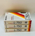 Sony L-750 Dynamicron Betamax Blank Tapes New Sealed 3. Fixed Price $17.67.