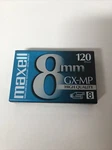 Maxell P6-120 Gx Mp Brand New 8MM Camcorder Videotape Metal Particle. Fixed Price $9.50.