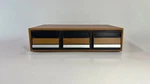 Randix 48 Cassette Storage Drawers Faux Wood Grain 3 Audio Tape Case Vtg. Fixed Price $49.00.