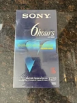Sony Vhs T-120 6 Hours Mode Premium Grade Blank Tape Usa Made. Fixed Price $5.99.