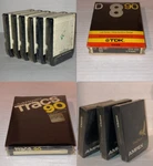 Various Sealed Blank 8 Track Tapes. Fixed Price $8.00.