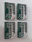 Sony Bhf 90 High Fidelity Music Tape Lot Of 4. Fixed Price $159.98.