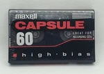 Maxell Capsule Hi Bias 60 Blank Cassette Tape (1) (sealed). Fixed Price $11.50.