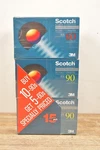 New Factory Sealed 15-PACK Scotch 3M Cassette Tapes. Fixed Price $39.95.