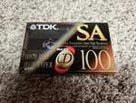 Tdk SA100 Iec Ii/type High Position Blank Cassette Tape New Sealed.. Fixed Price $5.00.