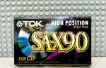 Tdk Sa-x 90 1997 Europe Type Ii Blank Cassette Tape (1) (sealed). Fixed Price $31.49.