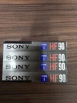 4 Pack Sony Blank Cassettes Tapes Hf 90 Minutes Type 1 Normal Bias New Great Buy. Fixed Price $9.99.
