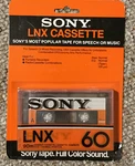 Sony Lnx 60 Type I Blank Cassette Tape (1) (sealed) (S6). Fixed Price $24.00.