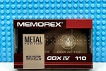 Memorex Cdx Iv 110 Type Metal 1989 Usa Blank Cassette Tape (1) (sealed). Fixed Price $29.69.
