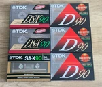 Lot Of 6 Tdk Cassette Tapes DS-X90 D90 SA-X90 1982 Sealed Vtg Type Ii. Fixed Price $49.49.