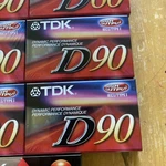 Vtg 10 Tdk 90 Normal Bias Cassette Tapes Sealed New. Fixed Price $16.00.