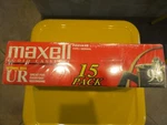 Maxell Audio Cassette Normal Bias Ur 90 Minute Tapes. Sealed Pack Of 15. Fixed Price $39.99.