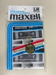 Vintage Maxell LN90 Minute Blank Audio Cassettes 2 Tape Hanger New & Sealed. Fixed Price $23.39.