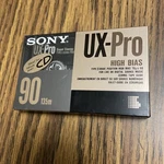 Sony Ux-pro 90 Cassette Type Ii CRO2 Ceramic Tape Guide High Bias Sealed Nos. Fixed Price $47.99.