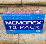 *new/sealed Memorex Dbs 60 12 Pack Audio Cassette Tapes. Fixed Price $42.00.