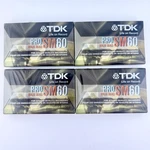 Lot 4 Tdk Professional SM60 High Bias Cassette Tapes Min Each Nip. Fixed Price $54.99.