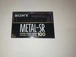 Vintage New Sealed Sony Metal Sr 100 1990'S Type Iv Blank Cassette Tape Vtg. Fixed Price $36.18.