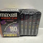 6 Maxell Udii Cd 110 Audio Cassettes High Bias Type Bonus Case Logic New. Fixed Price $49.99.