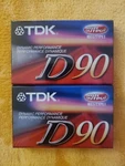 Tdk D90 Blank Audio Cassette Tape Lot (2) High Output Ieci-type 1 New Sealed. Fixed Price $5.99.