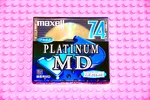 Maxell Platinum Pmd- 74E Blank Mini Disc (1) (sealed). Fixed Price $17.99.