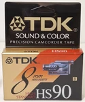 Nos Tdk HS90 Superior 8MM Video Camcorder Cassette Tape High Standard. Fixed Price $19.99.