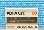 Agfa Cr-ii Superchrom Hd 60 1982 Blank Cassette Tape (1) (sealed). Fixed Price $33.29.