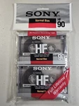 Sony Sealed 2 Pack 90 Minute Blank Audio Cassette Tapes High Fidelity. Fixed Price $17.76.