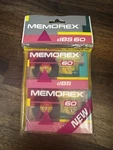 Memorex Dbs 60 Minute Blank Cassette Audio Tapes 2 Pack Brand New. Fixed Price $9.99.