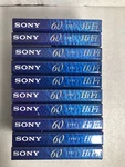 Lot Of 10 Sony Hi Fi Normal Bias Cassette Tape Minutes New Sealed C-60HFB. Fixed Price $24.99.