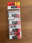 Tdk D60 Cassette Audio Tapes High Output Ieci/type Pack Of 4 New Sealed. Fixed Price $9.98.