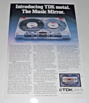 Tdk Ma-r Metal Tape Ma-xg Ultimate Cassette Poster '79 19"X13" Audiophile Legend. Fixed Price $19.99.